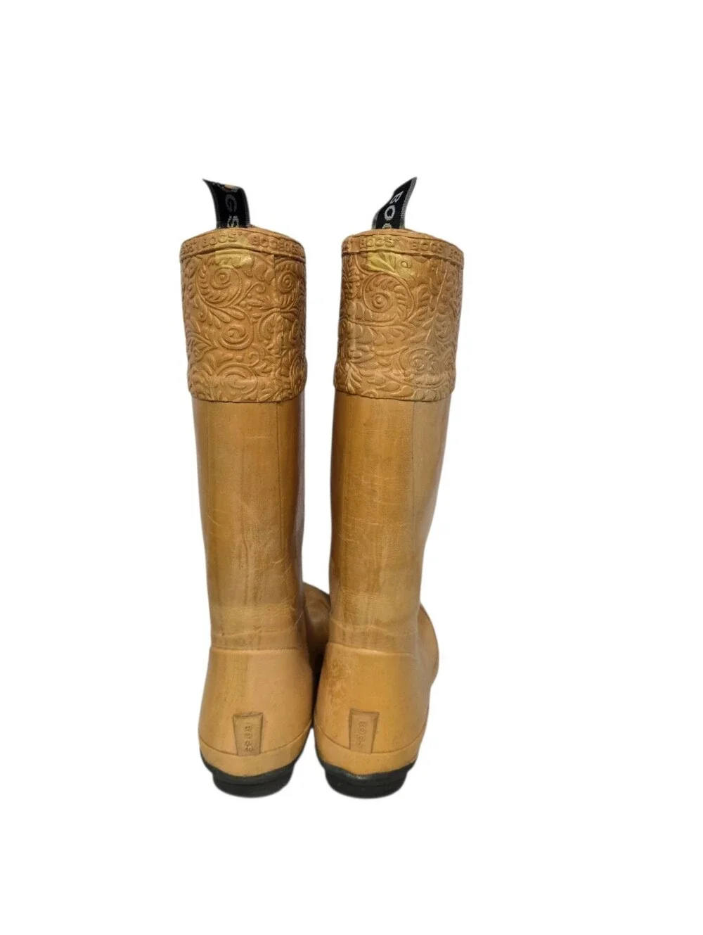Vintage Bogs Tall Yellow Rain Boots